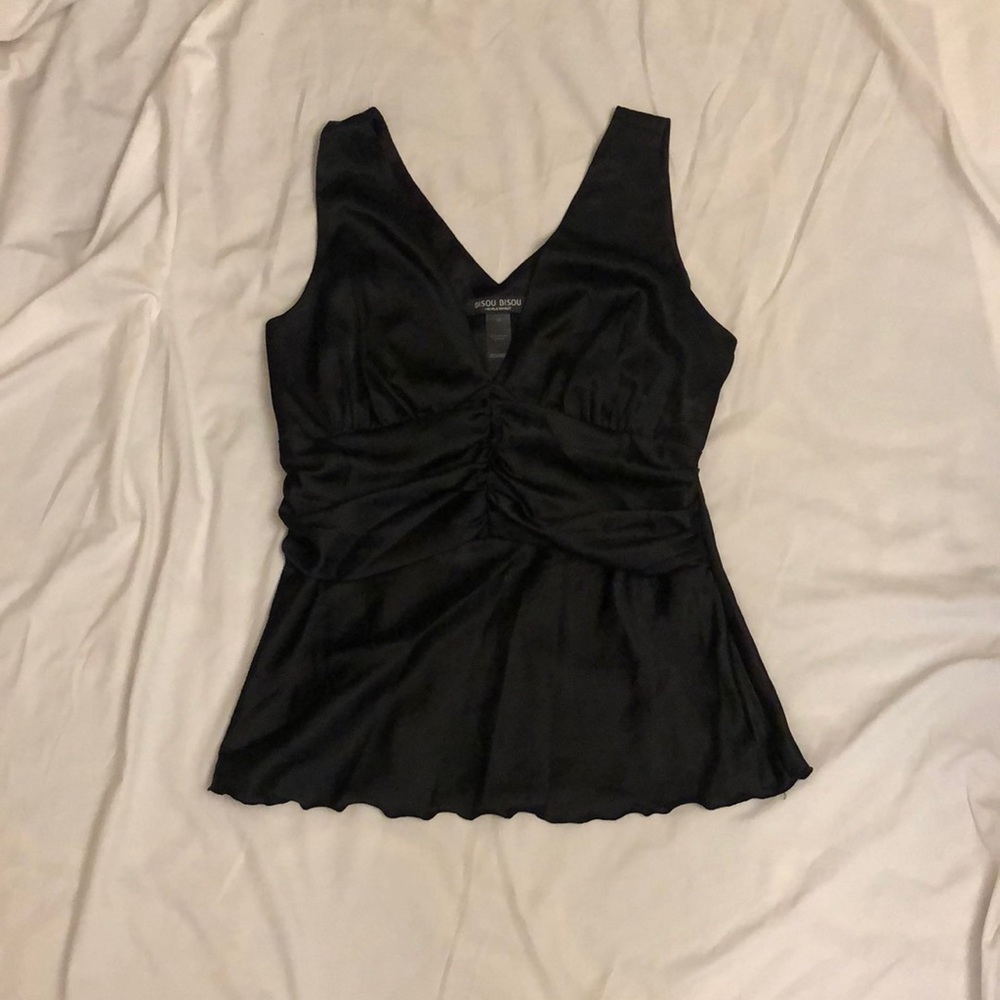 Black bisou bisou blouse. Size 12